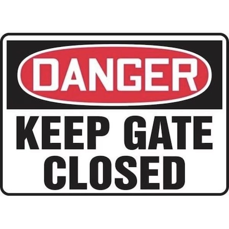 Accuform OSHA DANGER SAFETY SIGN KEEP GATES MADM054XT MADM054XT